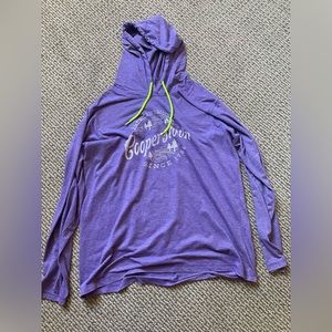 Cooperstown long sleeve shirt with hood